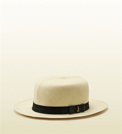 panama hat gucci|Gucci lido straw hat.